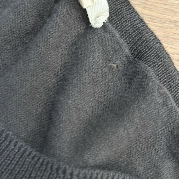 J. Crew Gray Sweater with Ruffle Details (XS) - Picture 3 of 4